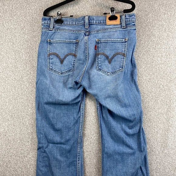 Levi’s 528 low rise curvy bootcut size 11 stretchy Y2K edgy cut date 2008 - Picture 6 of 12
